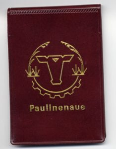 Mit dem Paulinenaue-Logo wurden in der achtziger Jahren sogar Notizblocks versehen.