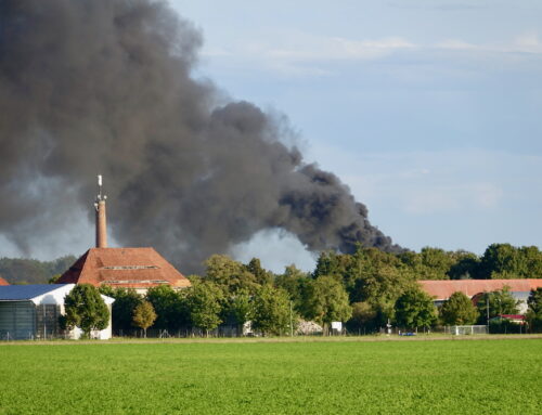 Ein schwerer Brand erschüttert Paulinenaue